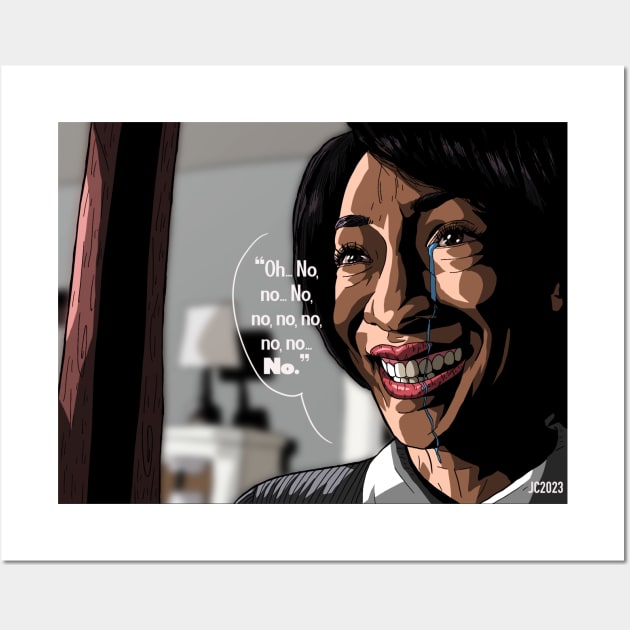 Get Out "No" The Maid portrait (digital) Wall Art by StagArtStudios